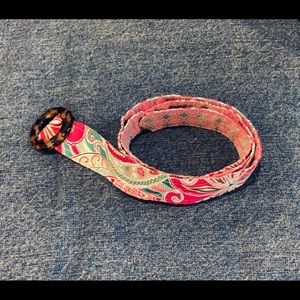 VERA BRADLEY PINWHEEL REVERSIBLE BELT
